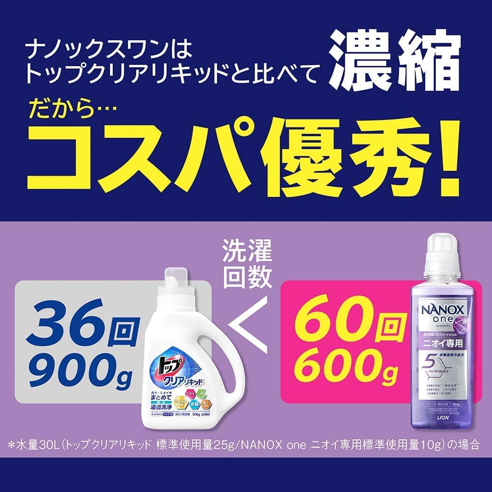 NANOX one ニオイ専用 600g 12本セット✖️2 計24本 Amazon | 【セット品】NANOX one ニオイ専用 本体大600g ＋